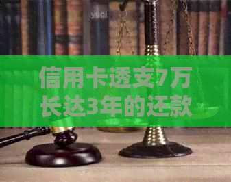 信用卡透支7万长达3年的还款之路：挣扎、教训与解决策略