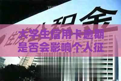 大学生信用卡逾期是否会影响个人？如何避免逾期造成的信用损失？