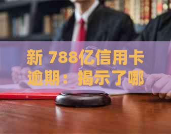 新 788亿信用卡逾期：揭示了哪些消费者行为和信用风险？