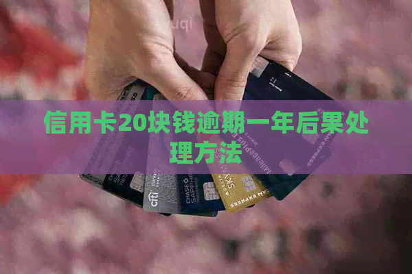 信用卡20块钱逾期一年后果处理方法