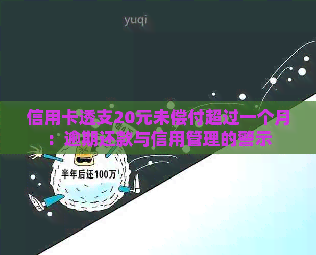 信用卡透支20元未偿付超过一个月：逾期还款与信用管理的警示
