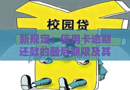 新规定：信用卡逾期还款的最后期限及其可能的法律行动