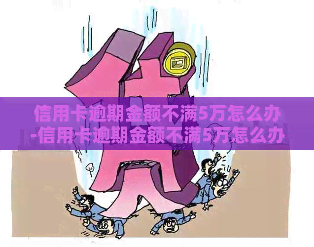 信用卡逾期金额不满5万怎么办-信用卡逾期金额不满5万怎么办理