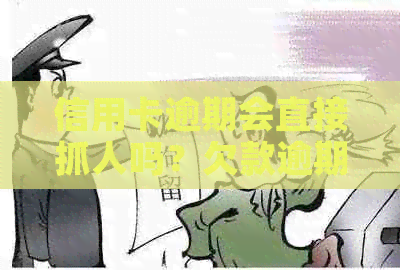 信用卡逾期会直接抓人吗？欠款逾期会被公安局立案吗？有相关案例吗？