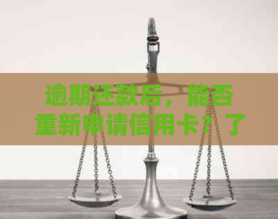 逾期还款后，能否重新申请信用卡？了解恢复信用的策略和步骤