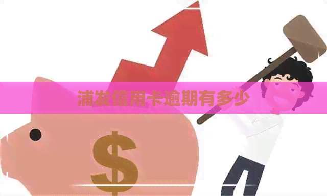 浦发信用卡逾期有多少