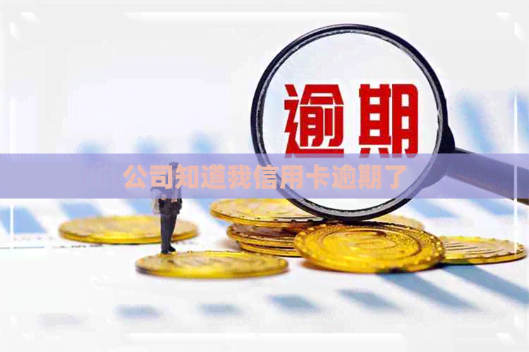 公司知道我信用卡逾期了