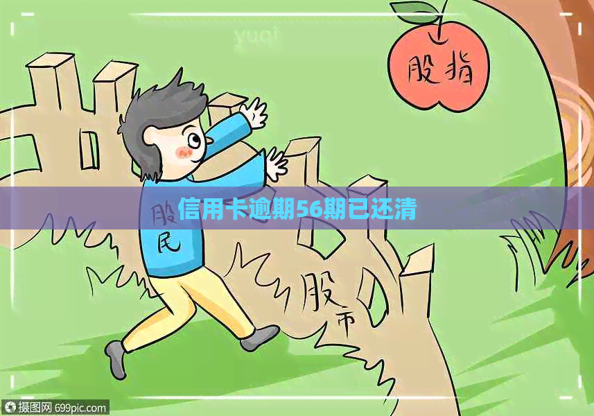 信用卡逾期56期已还清