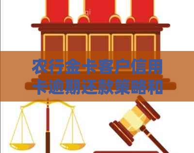 农行金卡客户信用卡逾期还款策略和应对方法