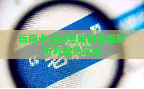 信用卡逾期费用的全面解析与避免策略