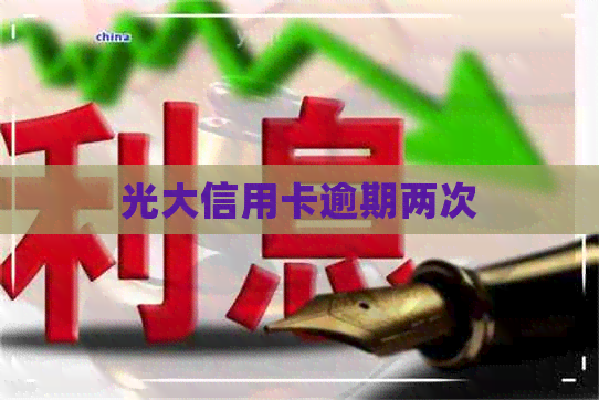 光大信用卡逾期两次