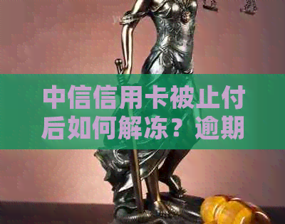 中信信用卡被止付后如何解冻？逾期、账户异常等多种情况解决方案一文解析！