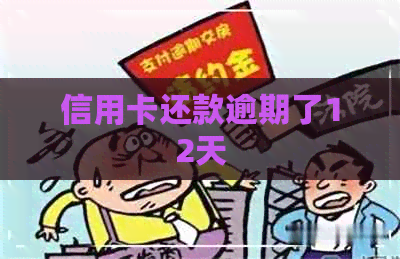 信用卡还款逾期了12天