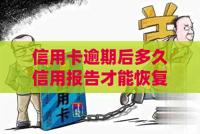 信用卡逾期后多久信用报告才能恢复正常？修复全攻略解析