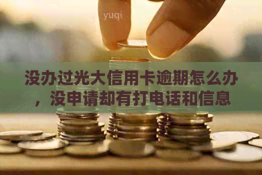没办过光大信用卡逾期怎么办，没申请却有打电话和信息