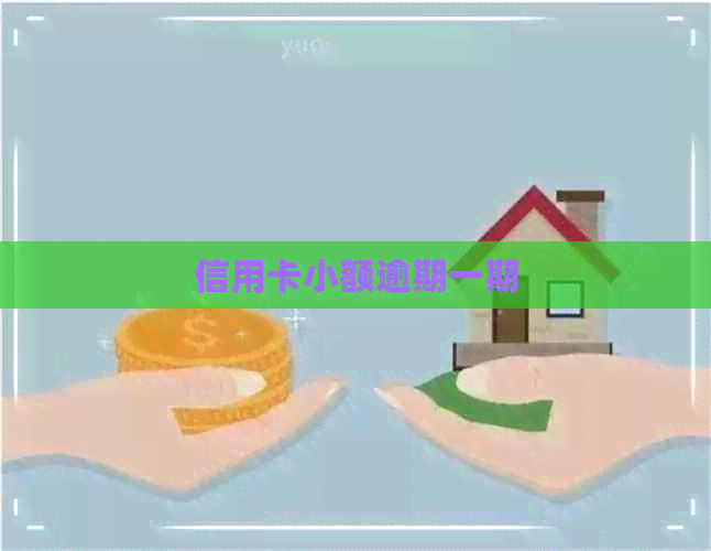 信用卡小额逾期一期