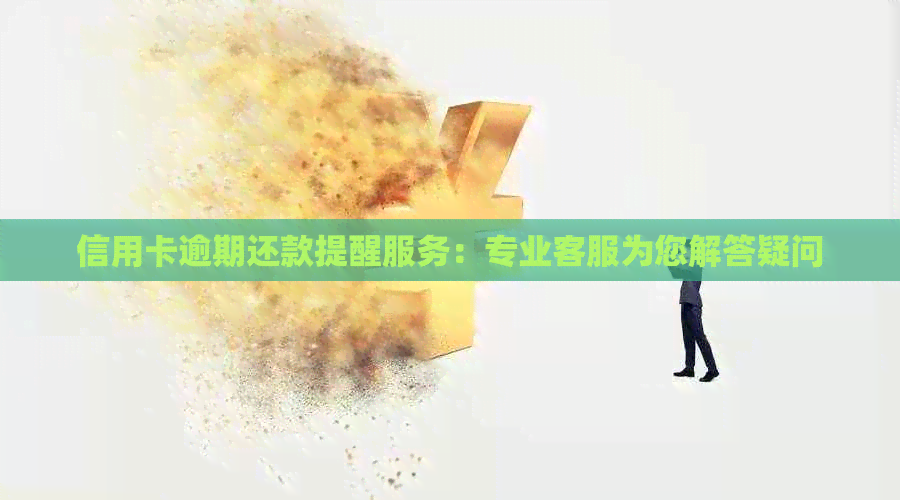 信用卡逾期还款提醒服务：专业客服为您解答疑问