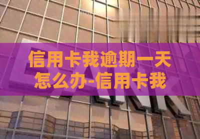 信用卡我逾期一天怎么办-信用卡我逾期一天怎么办理