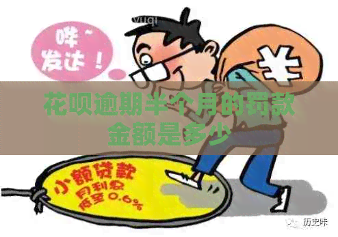 花呗逾期半个月的罚款金额是多少