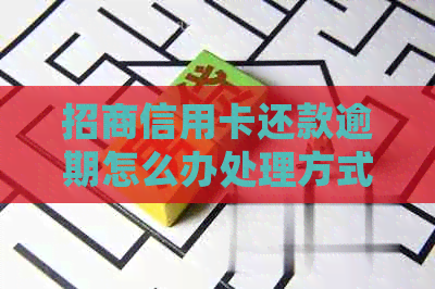 招商信用卡还款逾期怎么办处理方式