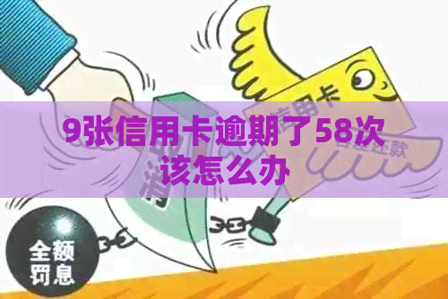 9张信用卡逾期了58次该怎么办