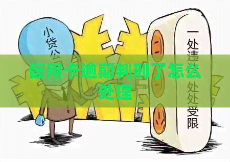 信用卡逾期判刑了怎么处理