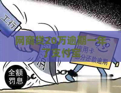 网商贷20万逾期一年了支付宝