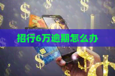 招行6万逾期怎么办
