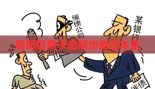 朝阳信用卡逾期协商还本金