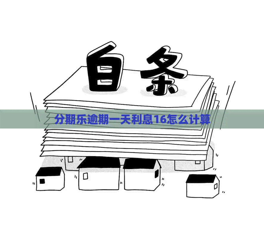 逾期一天利息16怎么计算