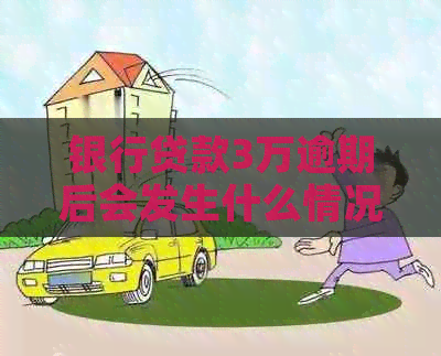 银行贷款3万逾期后会发生什么情况