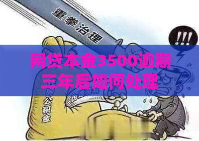 网贷本金3500逾期三年后如何处理
