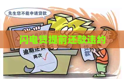 闪电贷提前还款违约