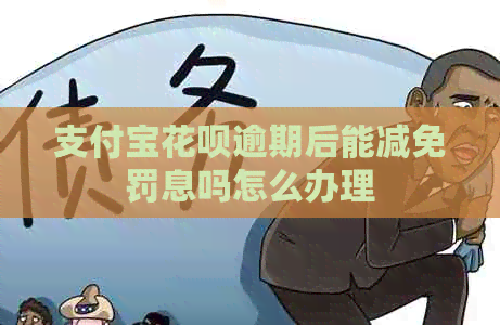 支付宝花呗逾期后能减免罚息吗怎么办理