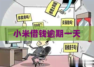 小米借钱逾期一天