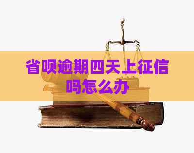 省呗逾期四天上吗怎么办
