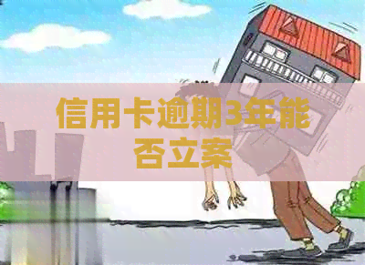 信用卡逾期3年能否立案