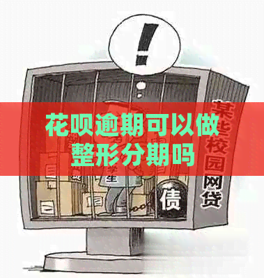 花呗逾期可以做整形分期吗