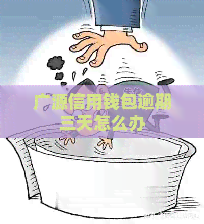 广源信用钱包逾期三天怎么办