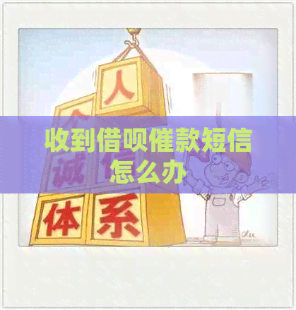 收到借呗催款短信怎么办