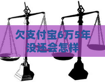 欠支付宝6万5年没还会怎样