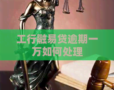 工行融易贷逾期一万如何处理