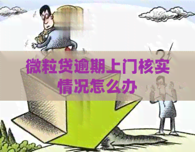 微粒贷逾期上门核实情况怎么办
