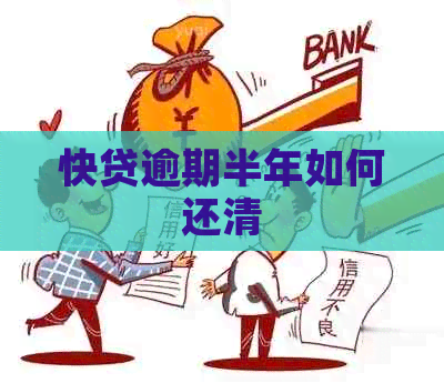 快贷逾期半年如何还清