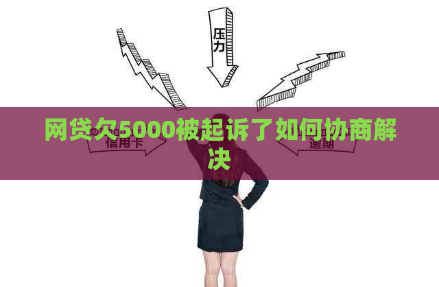 网贷欠5000被起诉了如何协商解决