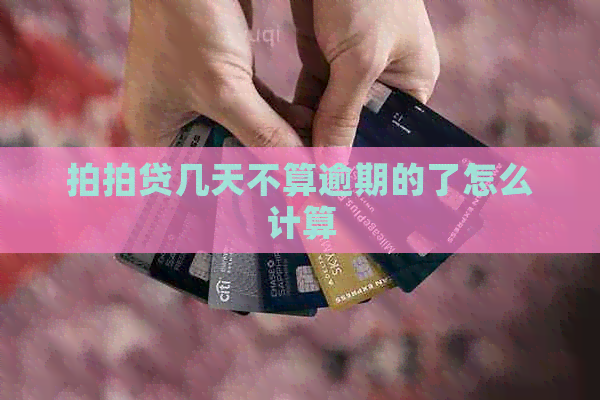 几天不算逾期的了怎么计算
