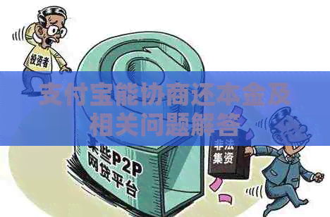 支付宝能协商还本金及相关问题解答