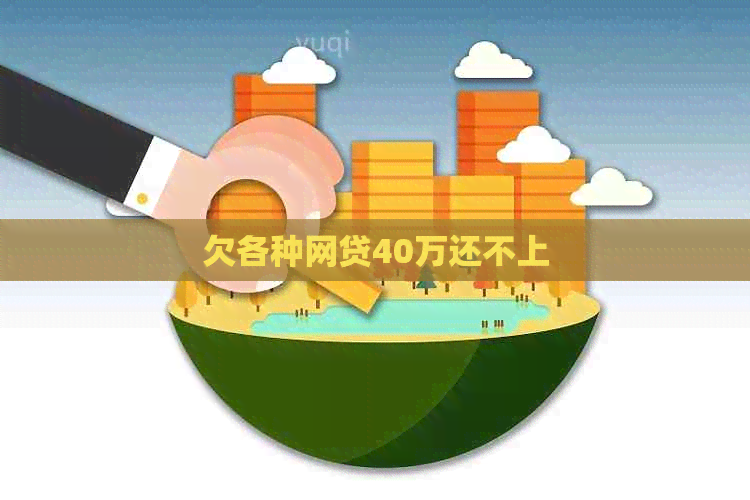 欠各种网贷40万还不上