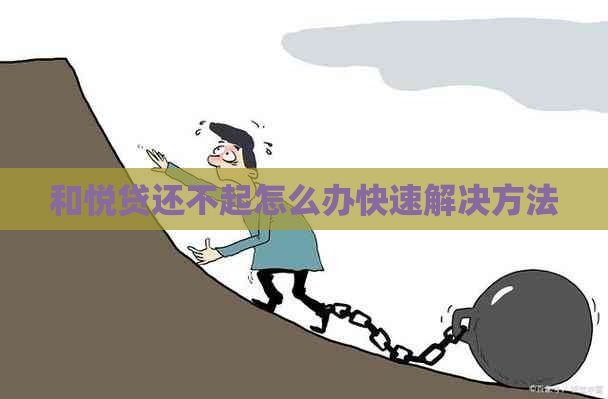 和悦贷还不起怎么办快速解决方法