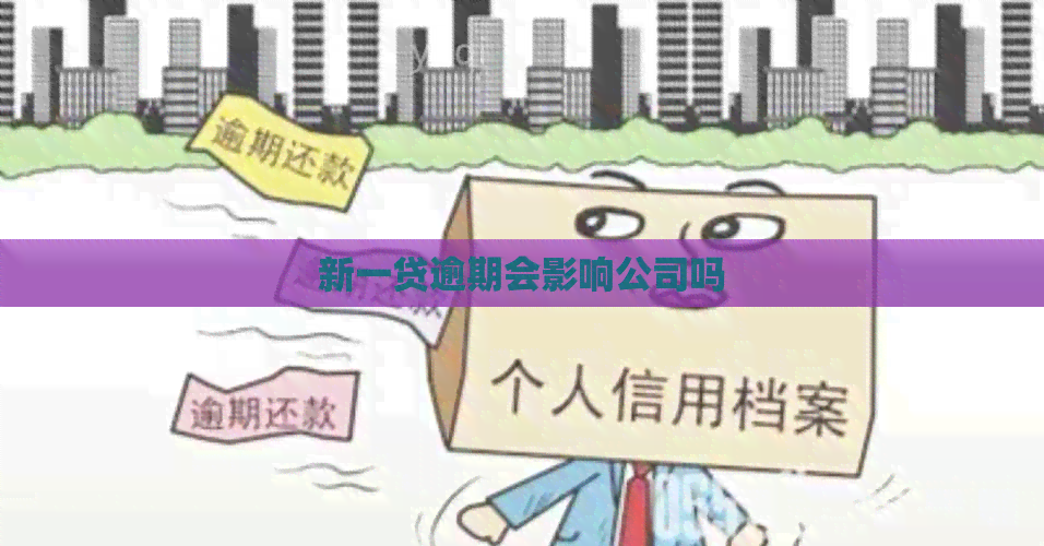 新一贷逾期会影响公司吗